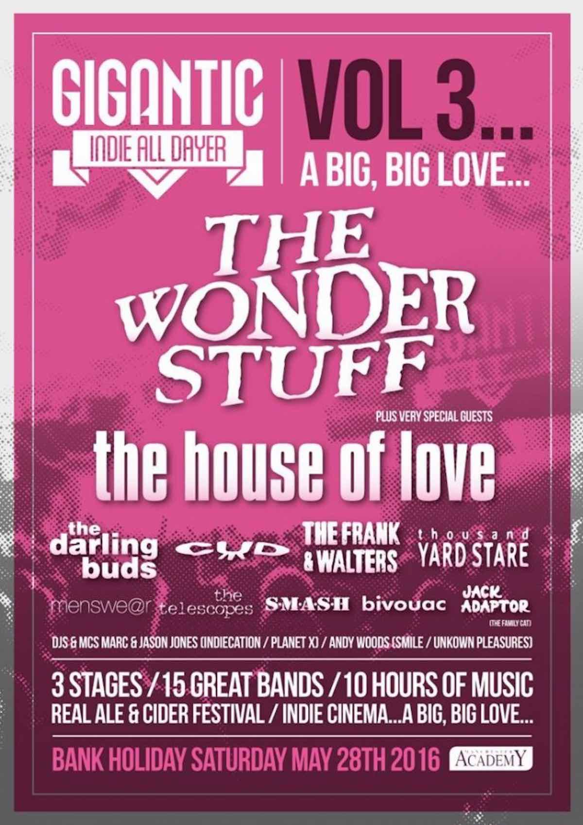 Gigantic Indie All-Dayer